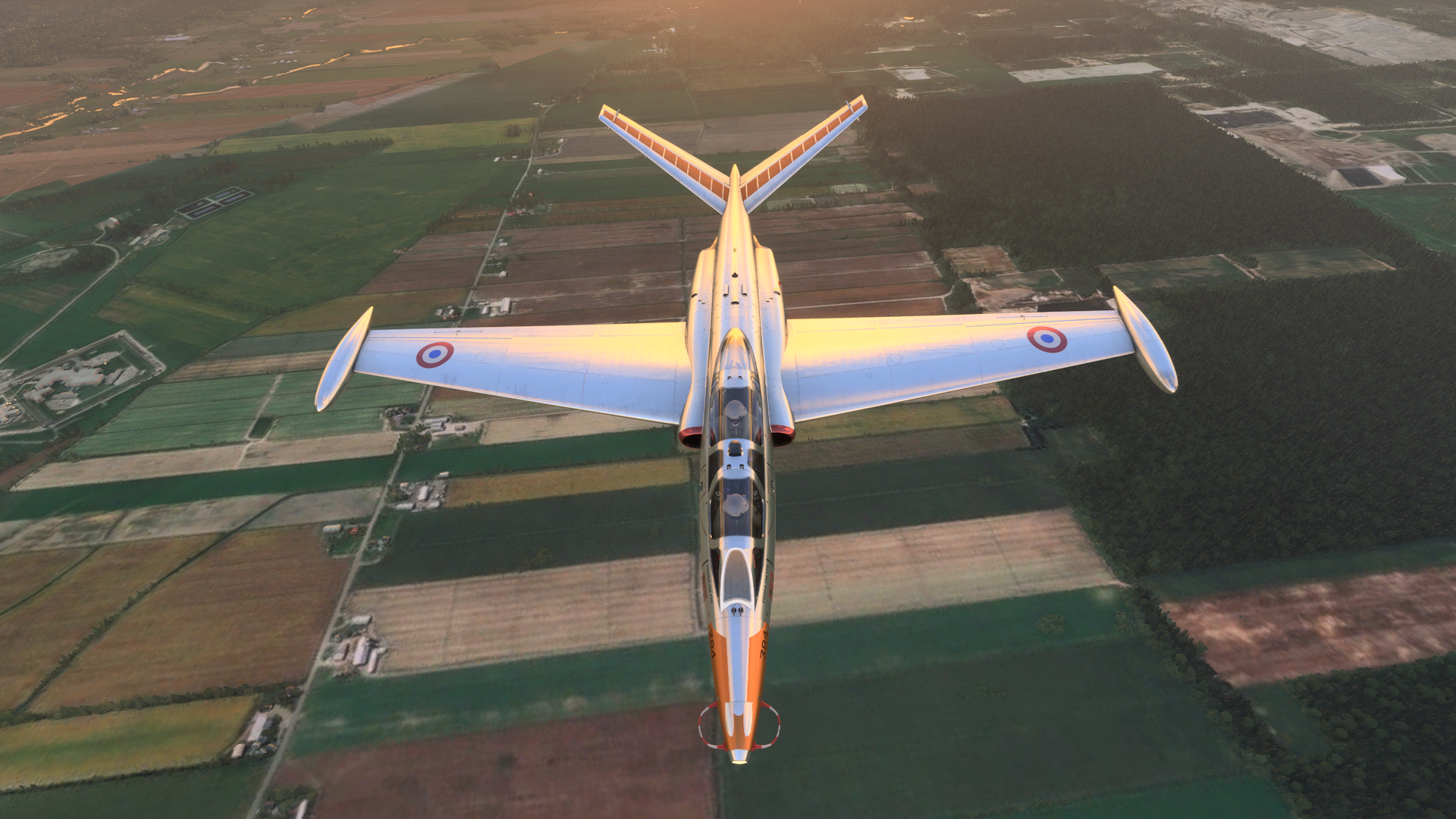 Fuga Magister over Québec countryside | Microsoft Flight Simulator