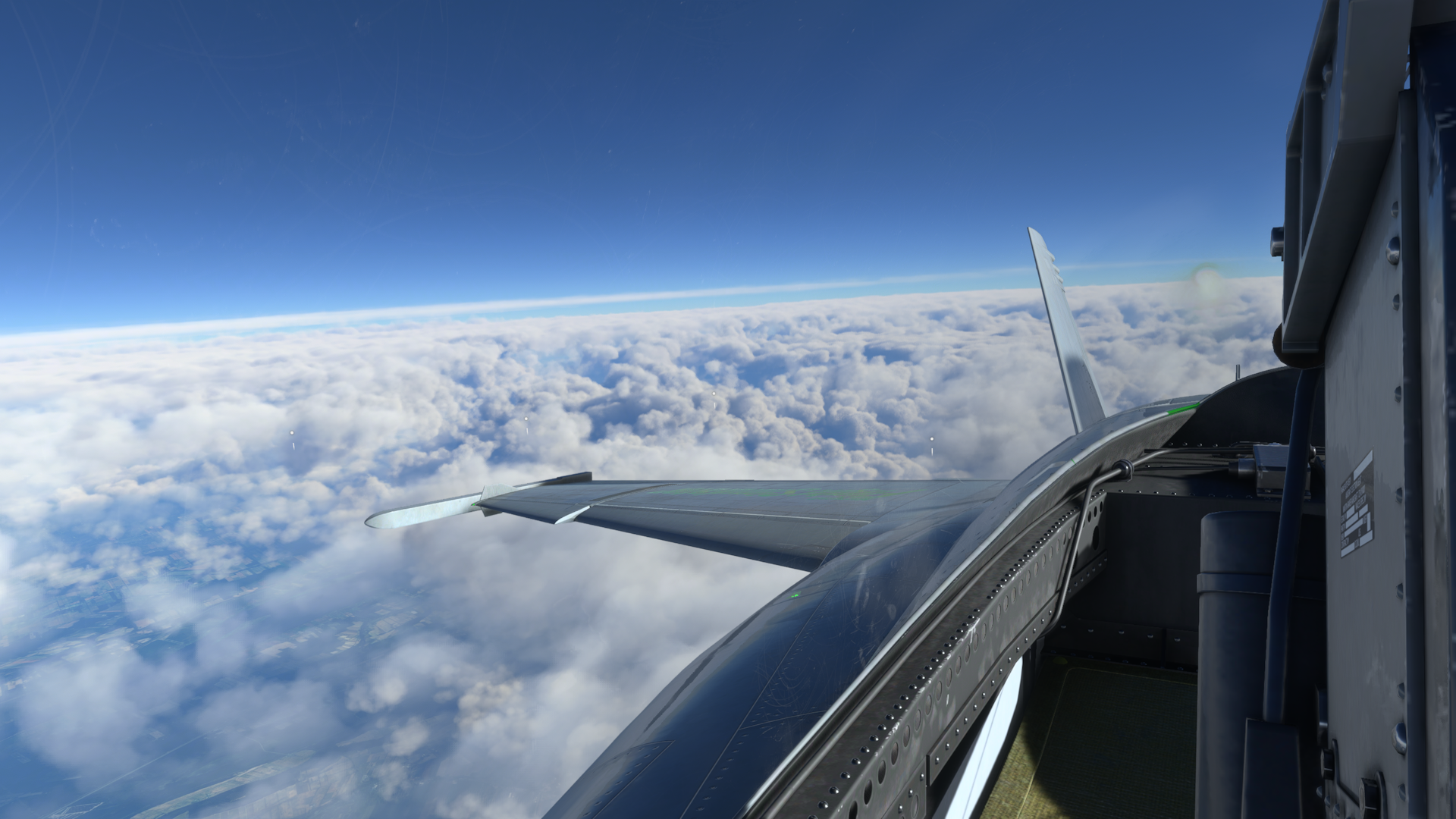 Backseat view from the F-18 | Microsoft Flight Simulator