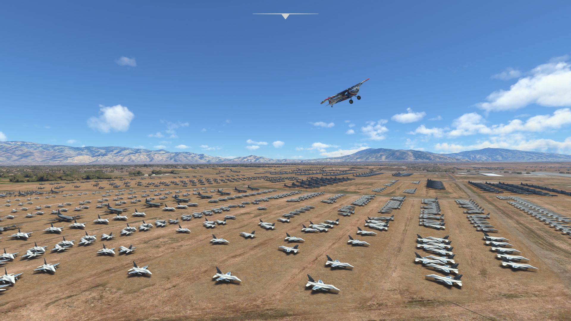 Flight over the plane cemetary in Arizona with a CubCrafters XCub | Microsoft Flight Simulator